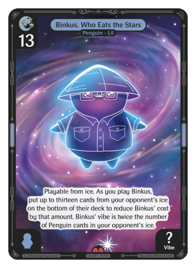 Binkus, Who Eats the Stars