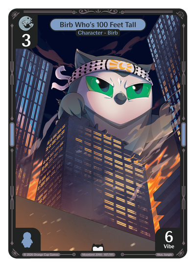 Birb Who's 100 Feet Tall