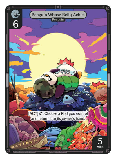 Penguin Whose Belly Aches